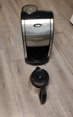 Cuisinart DGB-600BC Grind and Brew Coffee Maker Silver 10 cup Discontinued Model